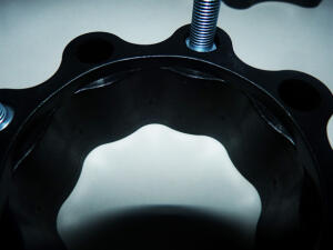 Spurverbreiterungen Quad ATV 110mm - 115mm Lochkreis vorne schwarz Kunststoff