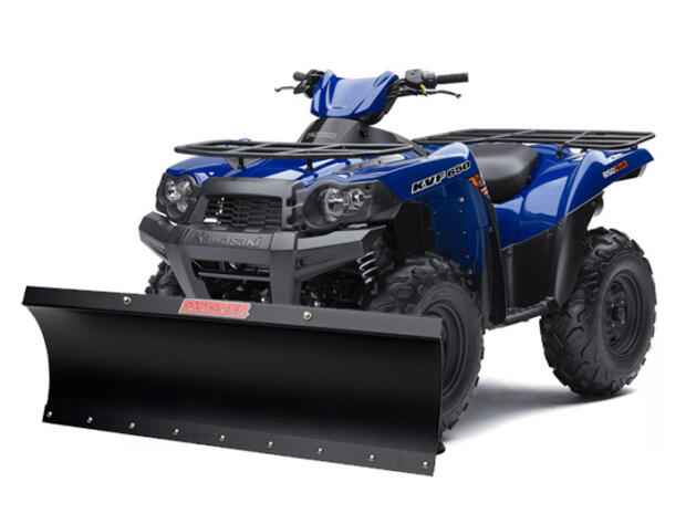 Schneeschild Swisher Komplettset für Kawasaki KVF 750 / 700 / 650