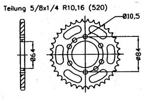 Suzuki 250 LT R-N,P Quadracer & USA 92-93 Kettenrad...
