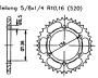 Suzuki 250 RGV K,L Wolf VJ21A 89-90 rear sprocket 46 teeth