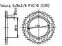 Kawasaki 500 GPX R 88-11 rear sprocket 42 teeth