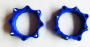Spurverbreiterungen Quad ATV 110 mm - 115 mm Lochkreis hinten und vorne blau