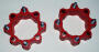 Spurverbreiterungen Quad ATV 156mm - 144mm Lochkreis vorne rot