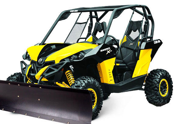 Schneeschild für Can-Am Maverick 1000R Seitenschieber158cm Swisher Winterpacket