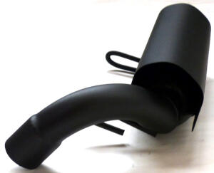 Flüsterauspuff Auspuff leise für Geräuschreduzierung passend für Suzuki 400 King Quad