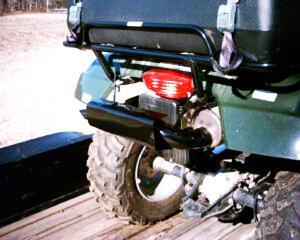 Flüsterauspuff Auspuff leise für Geräuschreduzierung passend für Suzuki 400 King Quad