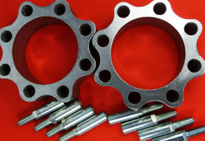 Honda TRX 250 EX wheel spacer front