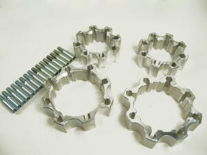 Kymco MAXXER 300 Spurverbreiterung Komplettset vorne und hinten