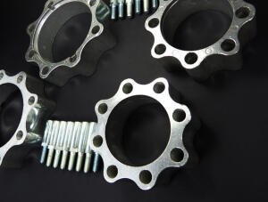 Kymco KXR 250 Spurverbreiterung Komplettset vorne und hinten