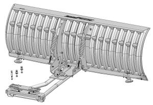 Reinmech - MZ - MUZ  snow plow blade  60" 152cm