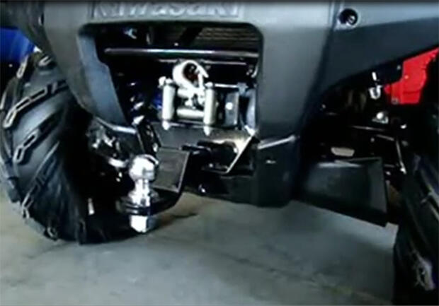 Front receiver hitch Kawasaki KVF650 Brute Force ATV