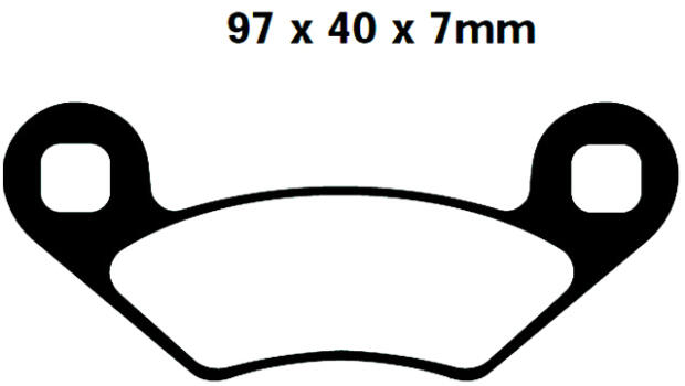 Bremsklötze Polaris ATV UTV