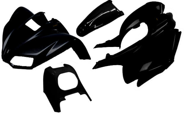 Kotflügel Verkleidung für Kawasaki KFX 700 schwarz matt