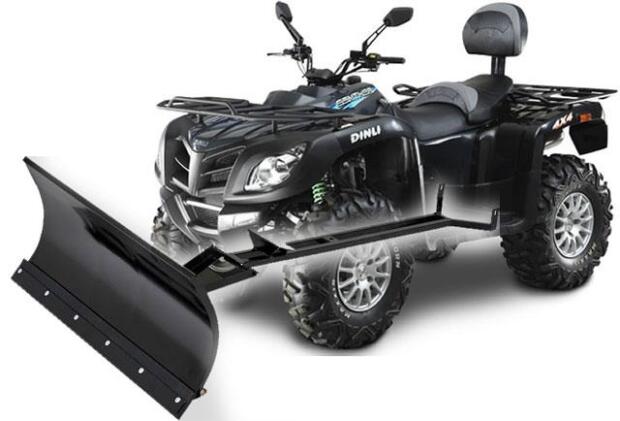 Dinli 700 - 800 Centhor Ares Schneeschild kompletter Kit Profi 120cm