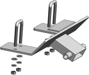 Schneeschild Yamaha YFM 450/660/700 Rhino/Viking Kit Profi 120cm