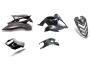 Kunststoffteile für Yamaha YFM 700 R Carbon schwarz 09-12