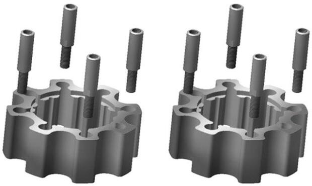 Spurverbreiterungen Polaris Outlaw MXR 450 / 500 / 525 vorne