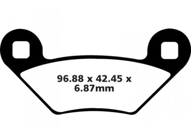 Brake pad Polaris Sportsman 500/550/850 XP