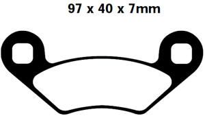 Bremsklötze Polaris Razor 800 /900 alle Modelle...