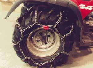 Schneeketten Anleitung zum kürzen