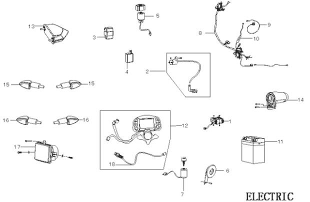 STARTING SOLENOID for Goetz Supermotard 125/250 (A36BW250M)