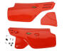 Honda XR250 / XR350 / XR600R Seitendeckel rot-orange