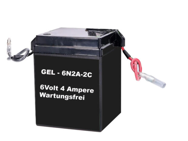 Batterie Gel für Honda Z 50 Monkey, ST 50 DAX 6N2A-2C 6Volt