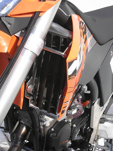 Kühler Protektoren für KTM EXC / SX 400 - 450 - 530, EXC 125 - 200 - 300 für Wasserkühler