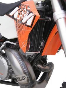 Kühler Protektoren für KTM EXC / SX 400 - 450 - 530, EXC 125 - 200 - 300 für Wasserkühler