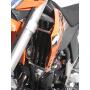 Radiator guard, Pro Rider range for KTM EXC 125 - 200 - 250 - 300 - 400 - 450 - 530, SX 400 - 450 - 530
