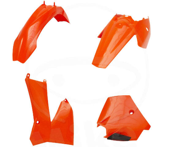 Plastik Kit für KTM EXC Bj. 2004, SX 2003 - 2004 Modelle 200 - 250 - 450 orange