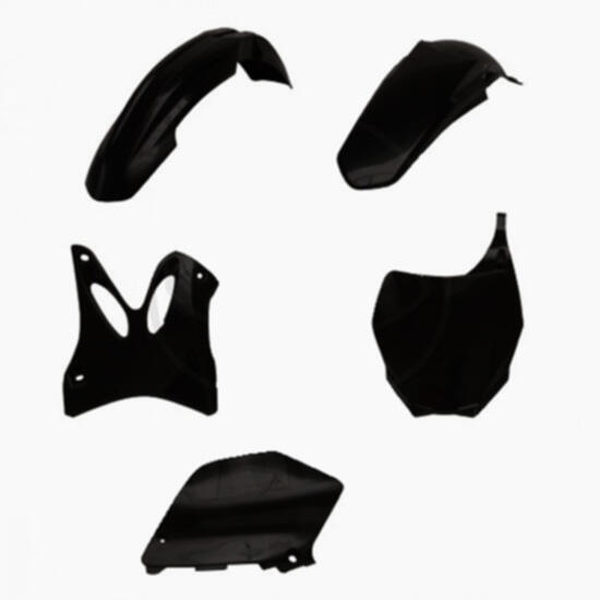 Plastik Kit für Yamaha YZ 250 / 450F 06-09 Enduro Kotflügel Seitendeckel schwarz
