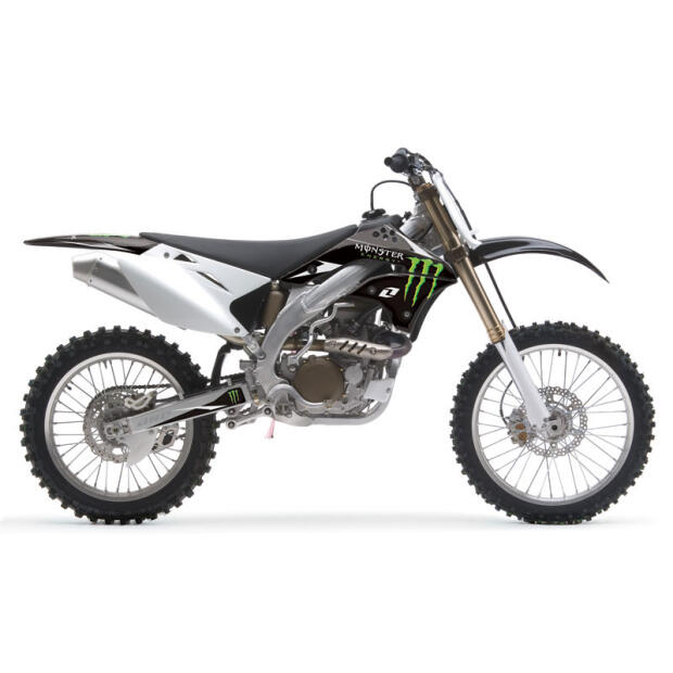 Replika Plastik Kit for Kawasaki KX 450 F from 2009 black