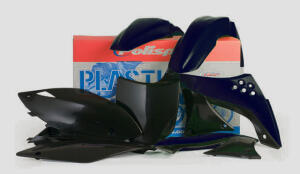 Replika Plastik Kit for Kawasaki KX 450 F from 2009 black
