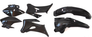 Yamaha WRF 250/450 Plastik Kotflügel Seitendeckel Kit schwarz