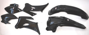 Yamaha WRF 250/450 Plastik Kotflügel Seitendeckel Kit schwarz