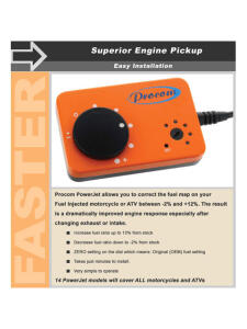 PowerJet Controller Arctic Cat Mud Pro 1000 Limited