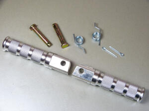 Fußraster Roller Motorrad Moped universell rund