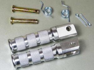 Fußraster Roller Motorrad Moped universell rund