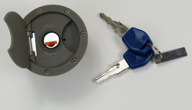 Tankdeckel 38mm Grau