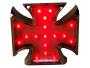Tail light iron-cross LED with license light