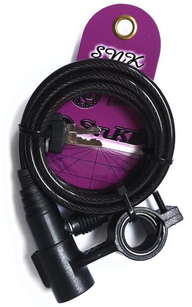 Lock with Two Keys and Mounting Clamp