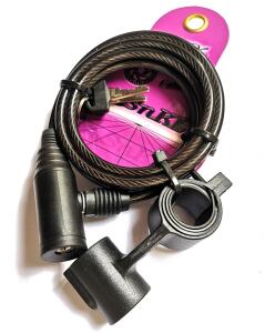 Lock with Two Keys and Mounting Clamp