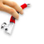 Enduro Supermoto Motocross Brake Grip Red