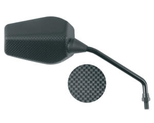 Spiegel Derbi Senda Black Edition rechts M8