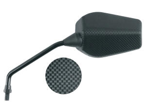 Mirror Derbi Senda Black Edition left side