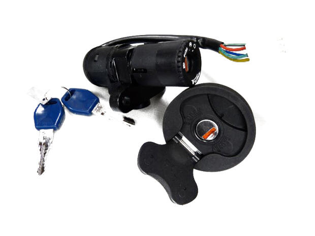 Zündschloss Tankdeckel Lenkradschloss Kit für KTM 640 LC4 Supermoto Prestige