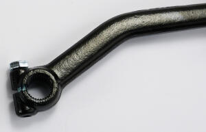 Klappbarer Kickstarter schwarz