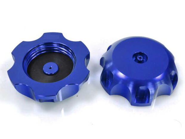 Fuel cap Honda Quad ATV all models anodized blue