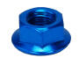 Mutter Roller M12 x 1,5mm Aluminium blau eloxiert